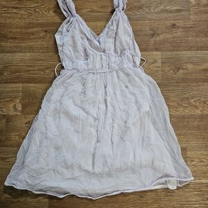 Chic Lilac Sleeveless Mini Dress